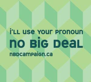 I'll use your pronoun. No big deal. 