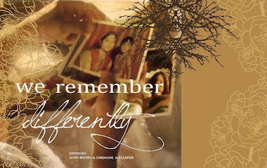 Book cover for 'we remember differently': Race, Memory, Imagination