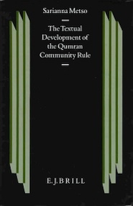 Book cover for The Textual Development of the Qumran Community Rule