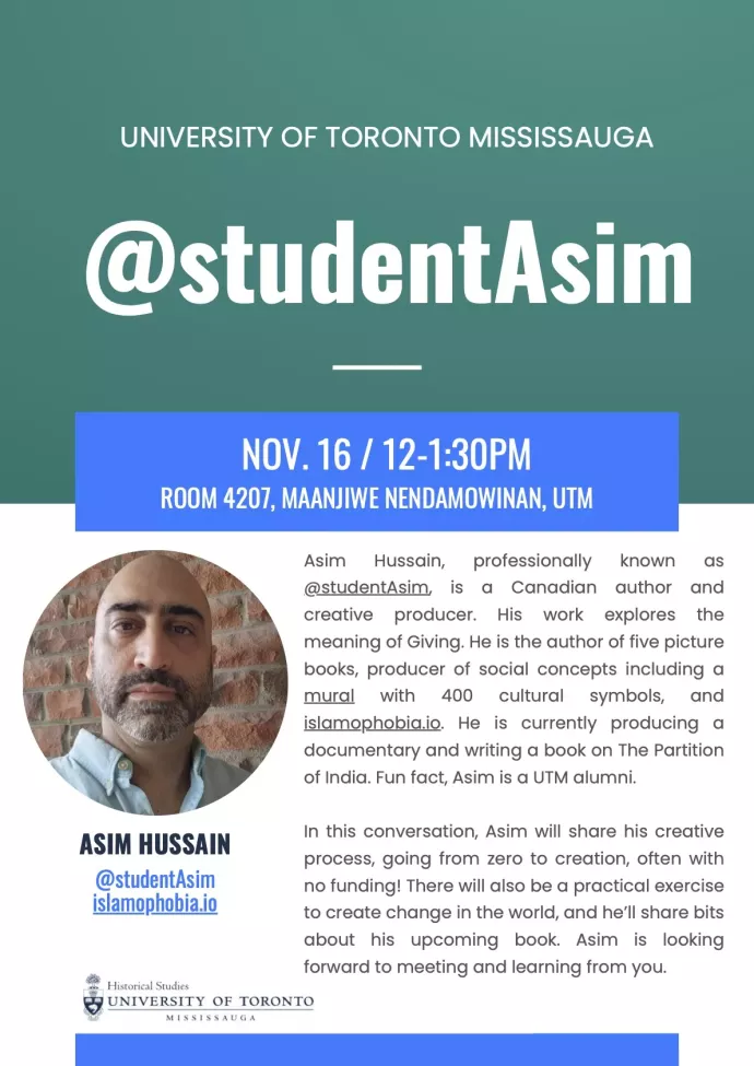 Asim Hussain - Nov. 16