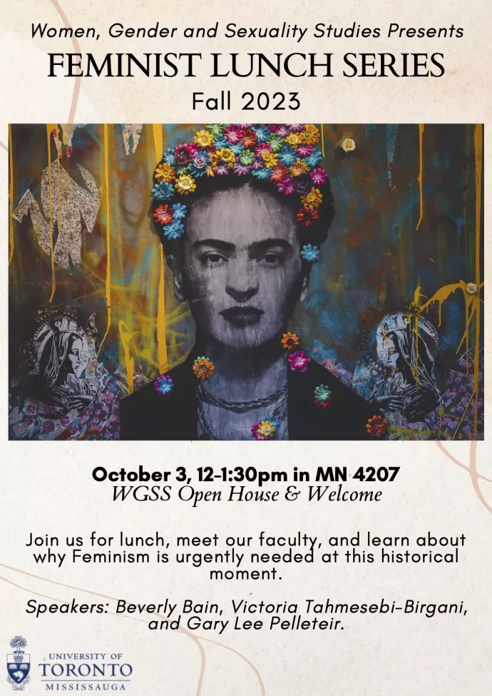 Feminist Lunch Series - Oct 3 poster