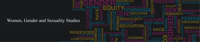 Women, Gender and Sexuality Studies