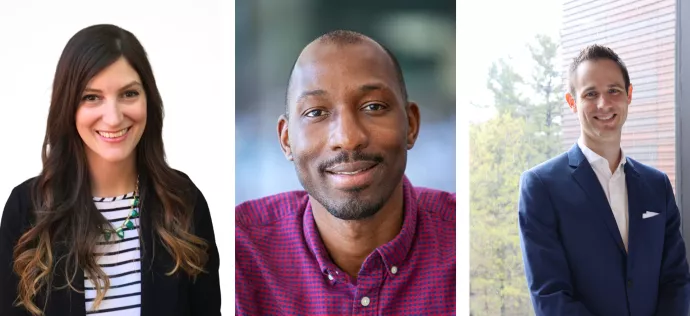 Tara Clemens, Martin Kengo and Cameron Walker