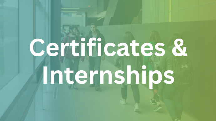 certificates & internships - green