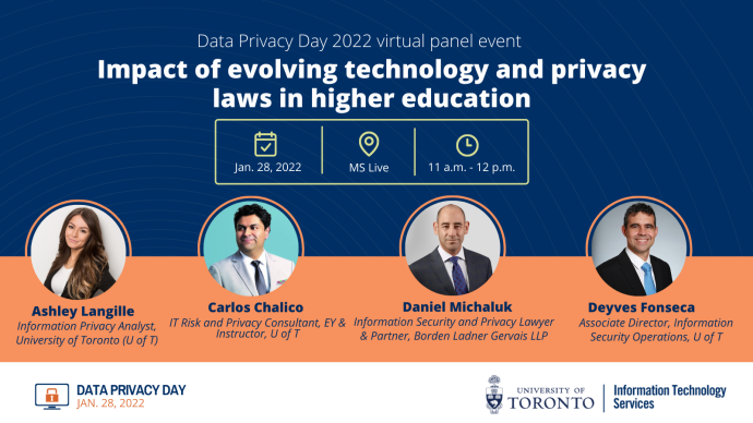 Data Privacy Day virtual panel event: Impact of evolving technology and privacy laws in higher education