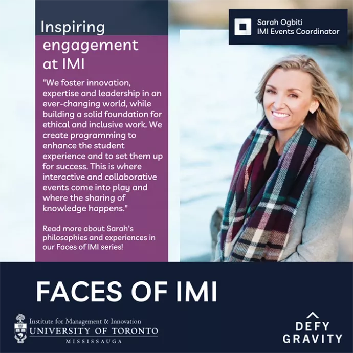 Faces of IMI - Sarah Ogbiti
