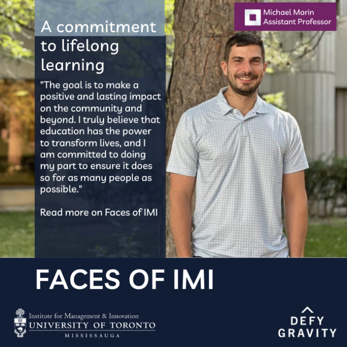 Faces of IMI: Michael Marin