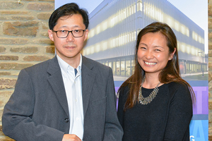 Otto Yung with IMI Director Soo Min Toh