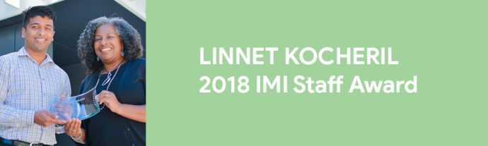 Linnet Kocheril | 2018 IMI Staff Award