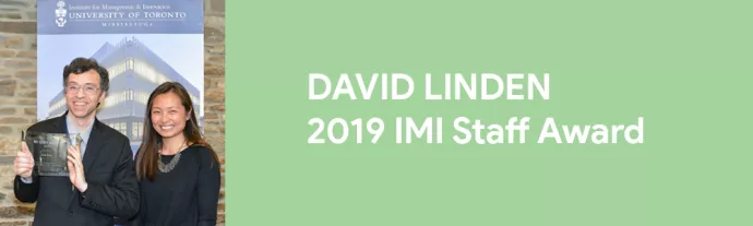 David Linden | 2019 IMI Staff Award