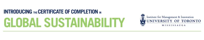 Certificate of Completion in Global Sustainability