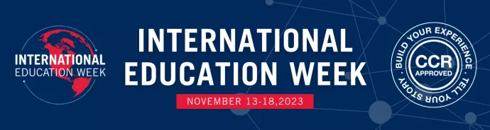 International Education Week, November 13th to 18th, Earn CCR