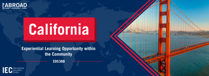 California Website Banner Featuring Course Code and Name