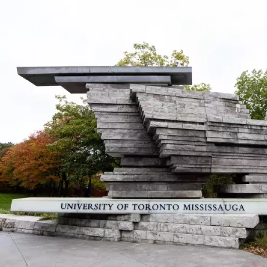 University of Toronto Mississauga Rock Sculpture