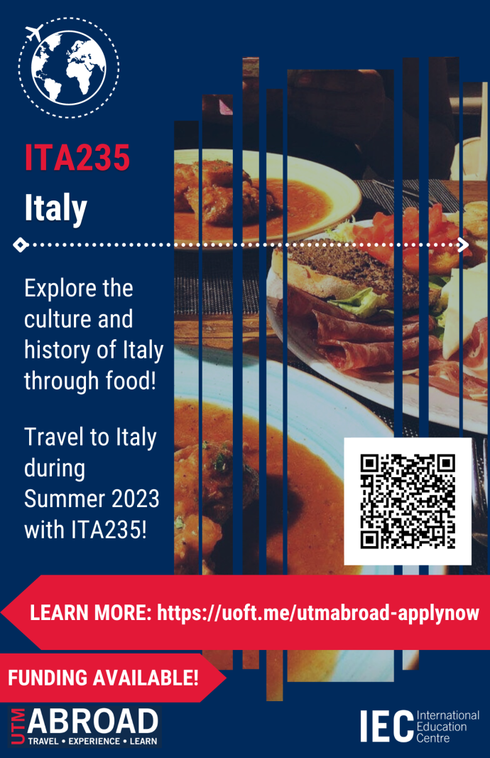 Italy Study Abroad poster