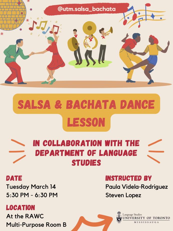 Salsa and Bachata Event Poster