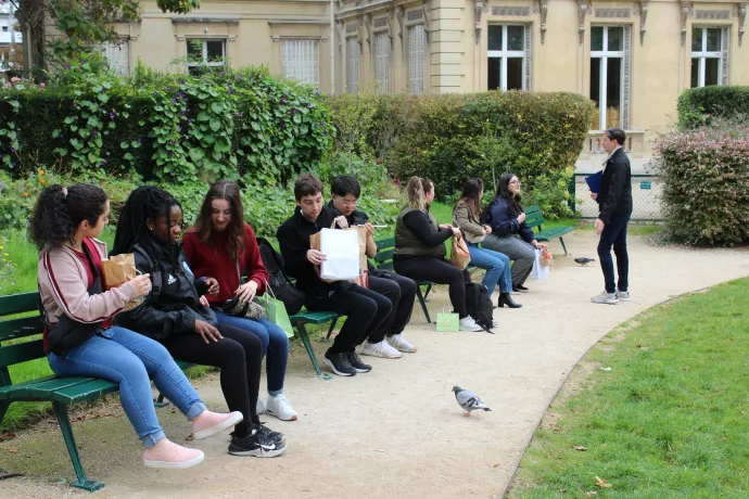 students in France