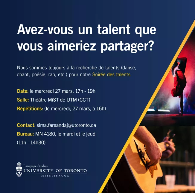 French talent show call
