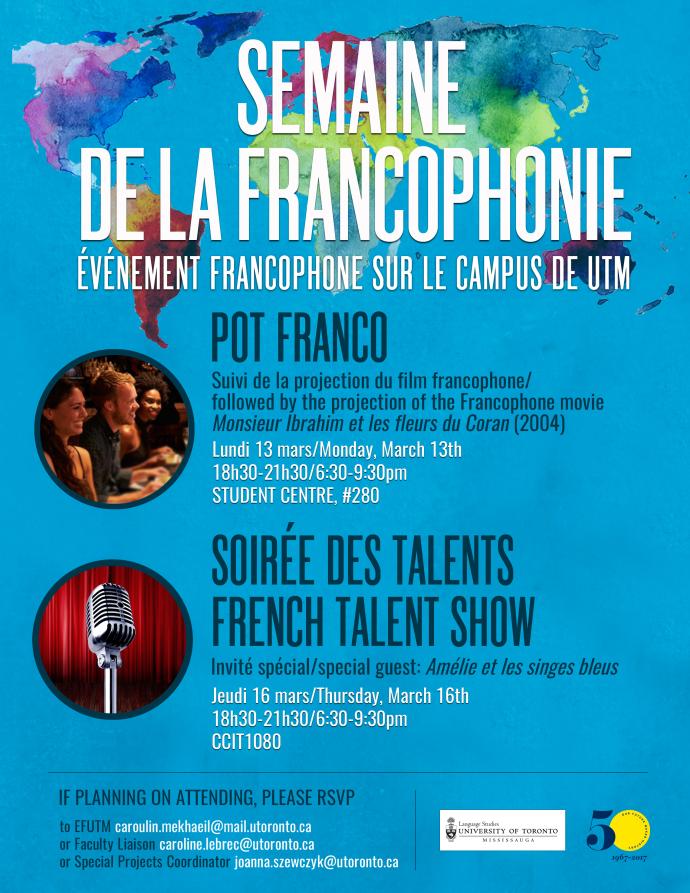 Semaine de la Francophonie poster