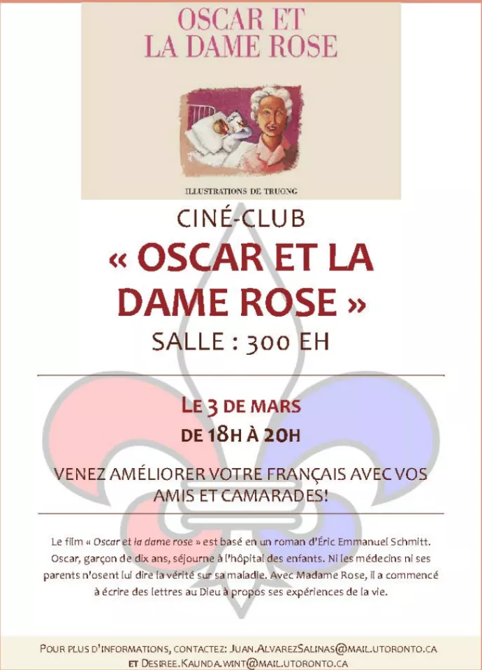 Cine-club Oscar et la dame rose
