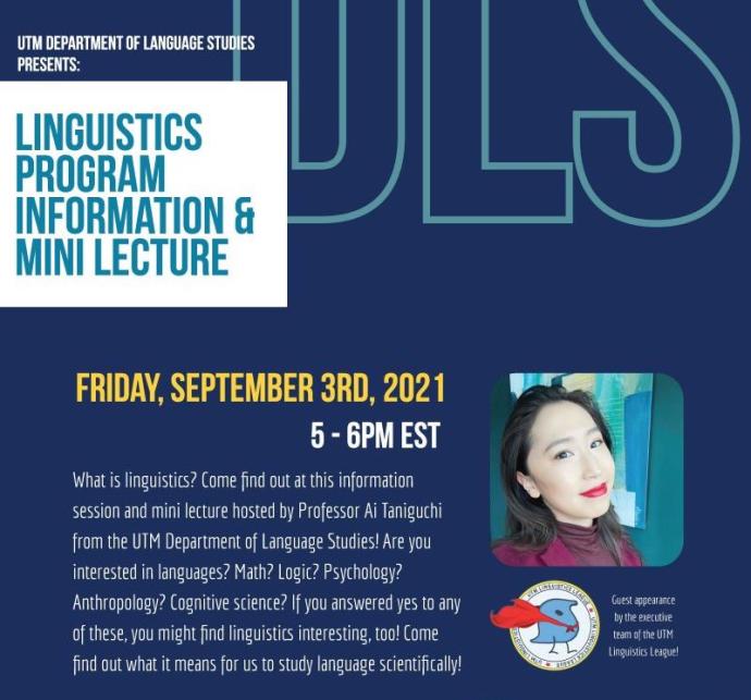 Linguistics Program Information Session and Mini-Lecture 
