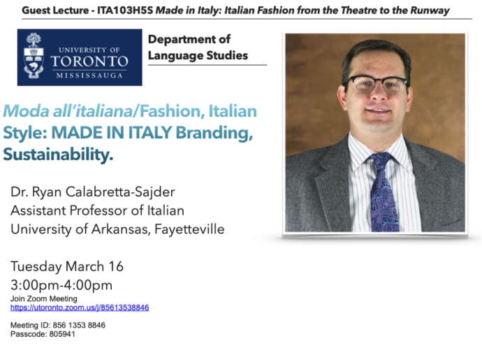 Italian Guest Lecture 