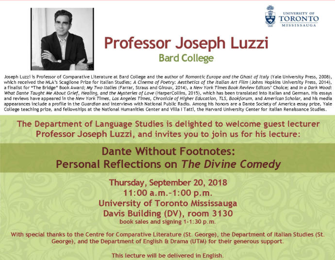 Professor Joseph Luzzi 