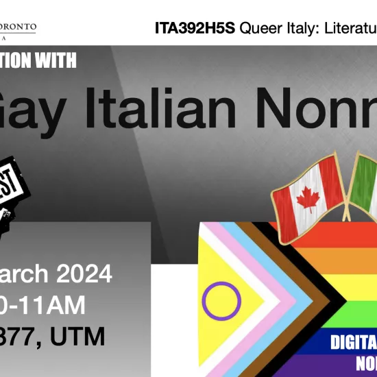 Gay Italian Nonna poster