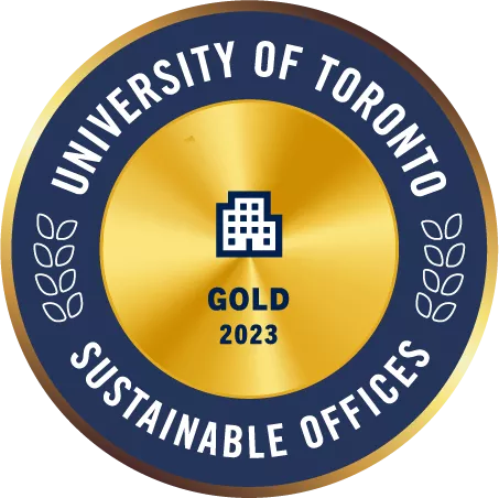 U of T Sustainable Offices Gold Badge 2023