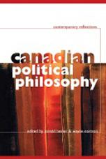 Canadian Political Philosophy - Ronald Beiner