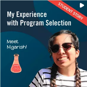 Instagram Post: My Experience with Program Selection - Nigarish