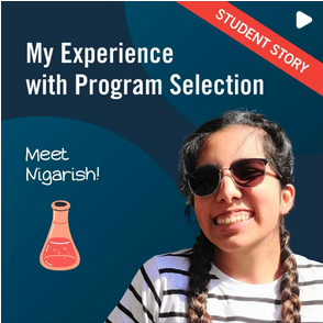 Instagram Post: My Experience with Program Selection - Nigarish
