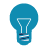 An icon of a light bulb.