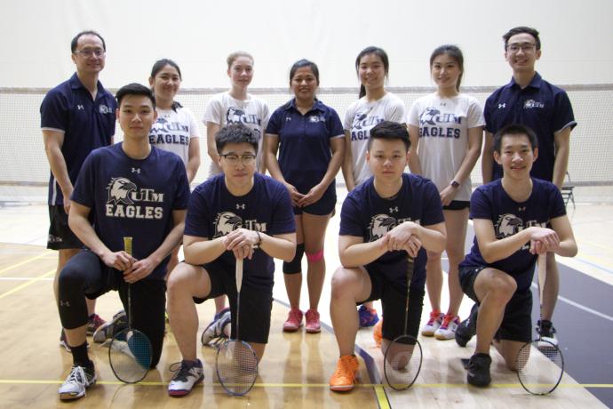 UTM badminton team
