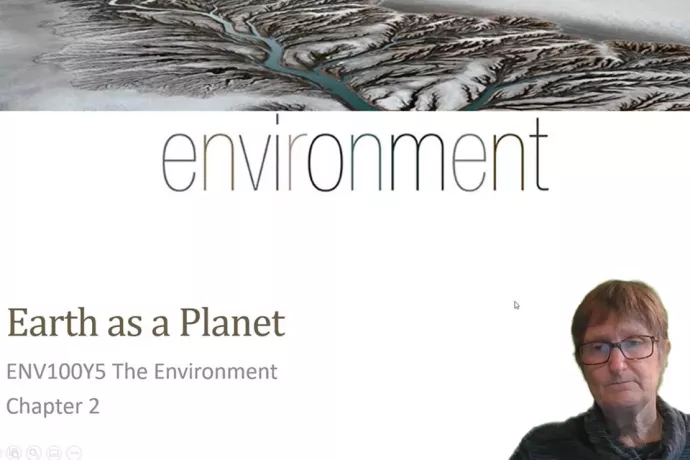  Environment Earth as a planet, EVN100Y5 The Environment Chapter 2