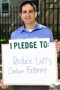  I pledge to reduce U of T's carbon footprint