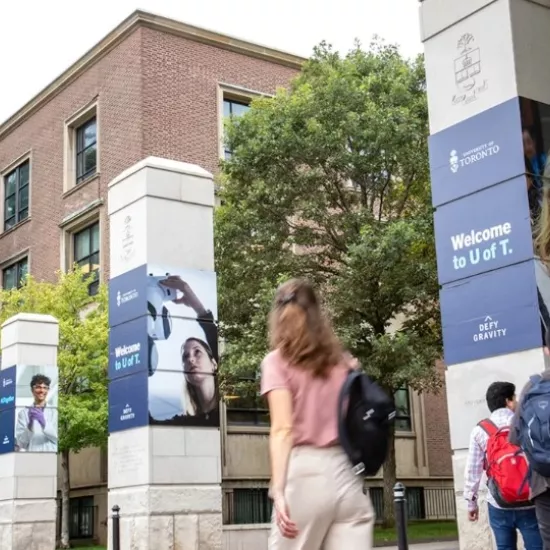 University of Toronto welcome signs