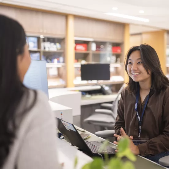 Help Desk staff at SSH Hello Desk