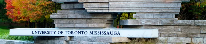 Entrance sign for the University of Toronto Mississauga