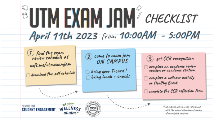 Exam Jam Checklist