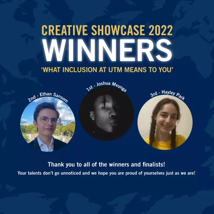 Creative Showcase winners announcement.