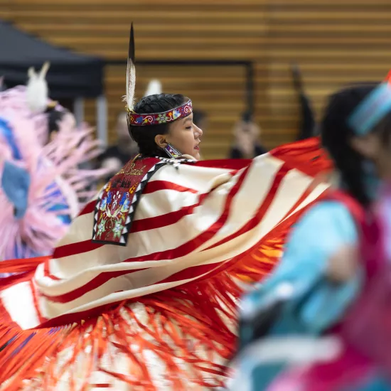 Dancers perform during inaugural All-Nations Powwow