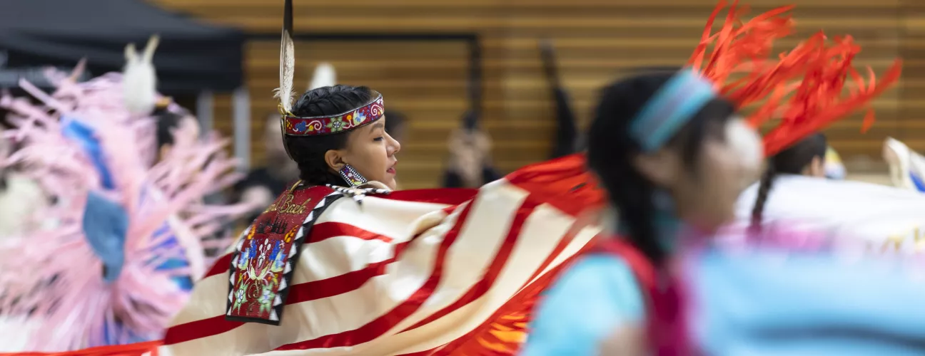 Dancers perform during inaugural All-Nations Powwow