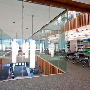 Interior of the UTM library