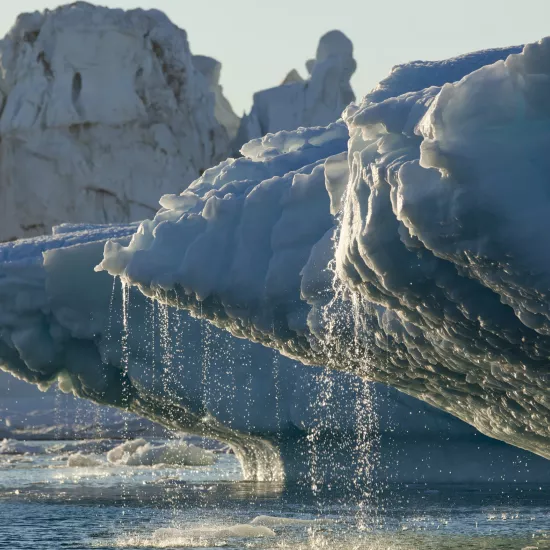 Ice melting in the Arctic ( Paul Souders via Getty Images)