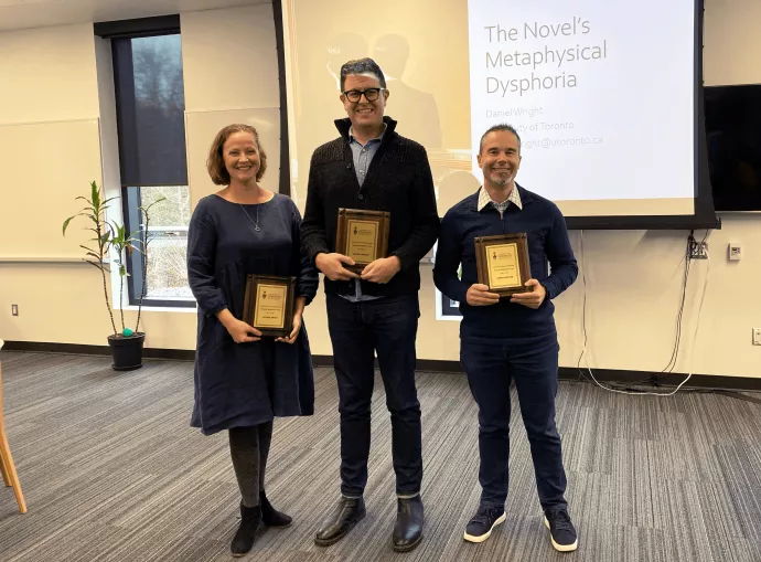 2022 Research Prize Recipients: Loren Martin, Alison Smith, and Daniel Wright