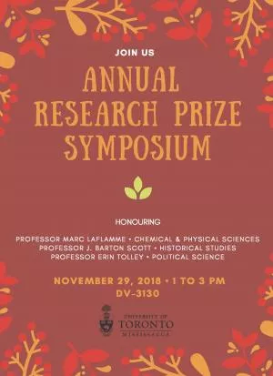 Poster for Annual Research Prize Symposium