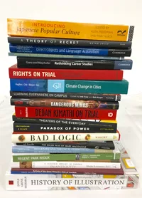 Stack of Books from UTM Celebration of Books 2018
