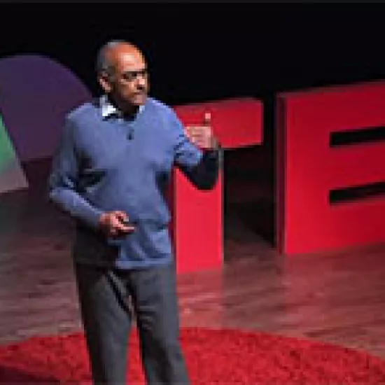 Image of Professor Mohan Matthen at TEDx talk